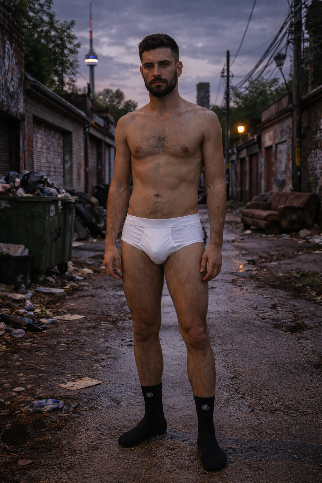 Mirror Eye Uniform Embroidered Socks