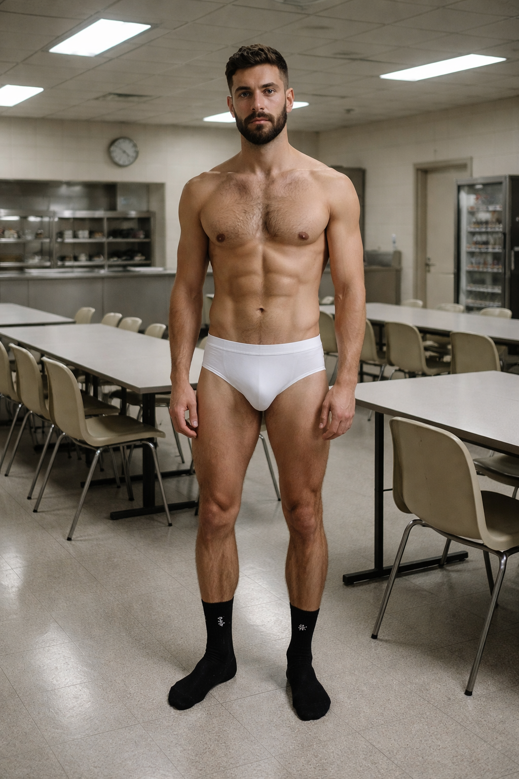 Mirror Eye Uniform Embroidered Socks